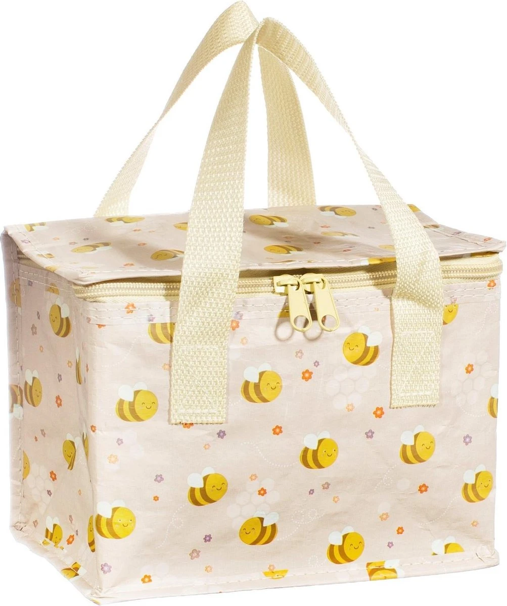 Lunchtasje/ Koeltasje Bijen / Happy Bee Van Sass & Belle