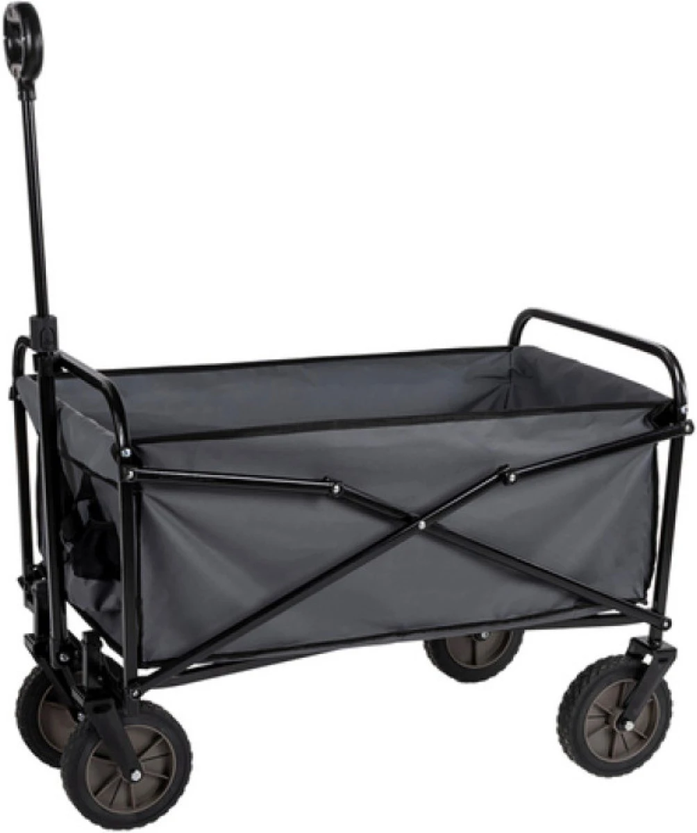 YUNICS® Bolderkar Opvouwbaar - Bolderwagen Met Stevig Harmonicaframe - Draaibare Wielen - 70KG Draagkracht - Groen