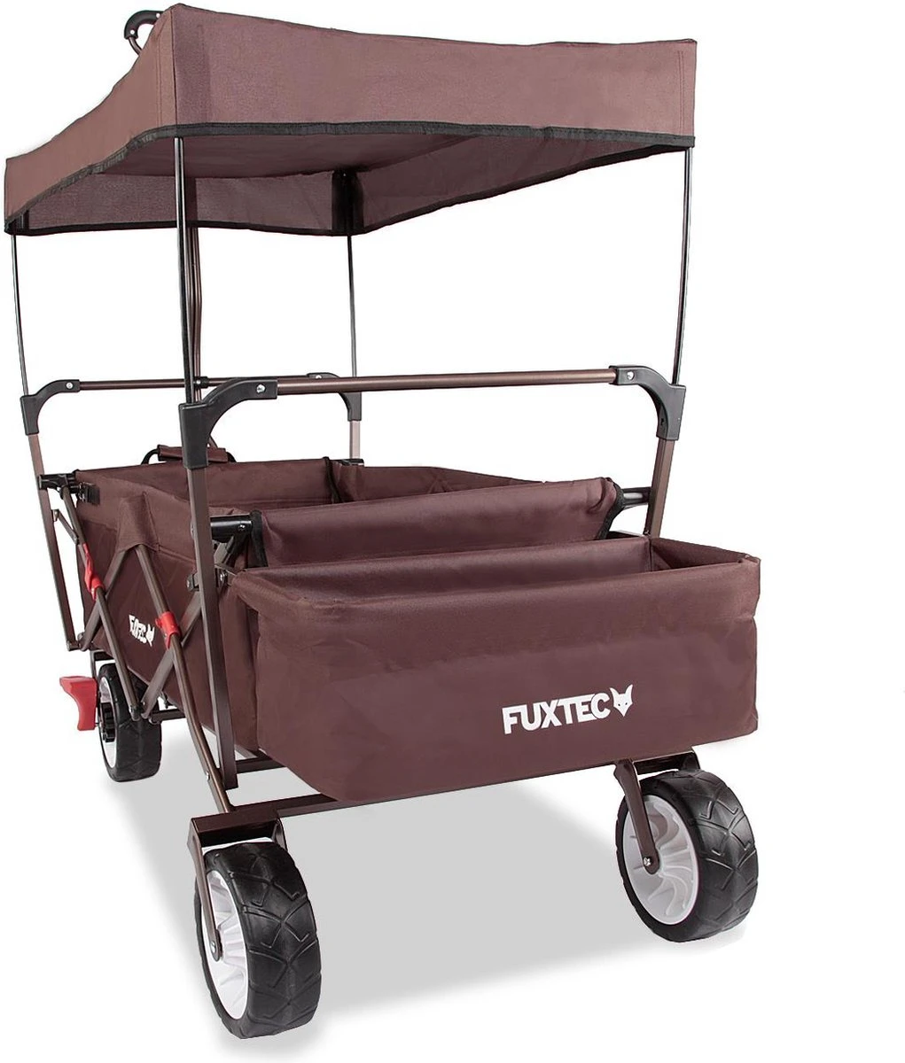 FUXTEC Bolderkar CT350 - Bruin - Afbeelding 3