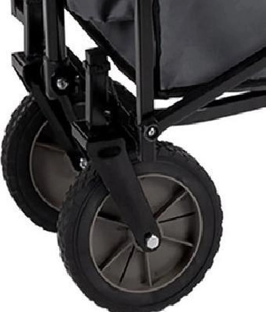 Hoogwaardige Bolderkar Opvouwbaar - Antraciet - Kinderen - Baby - Opslagkar - Bolderwagen - Tuinkar - Bolderkarren - Afbeelding 10