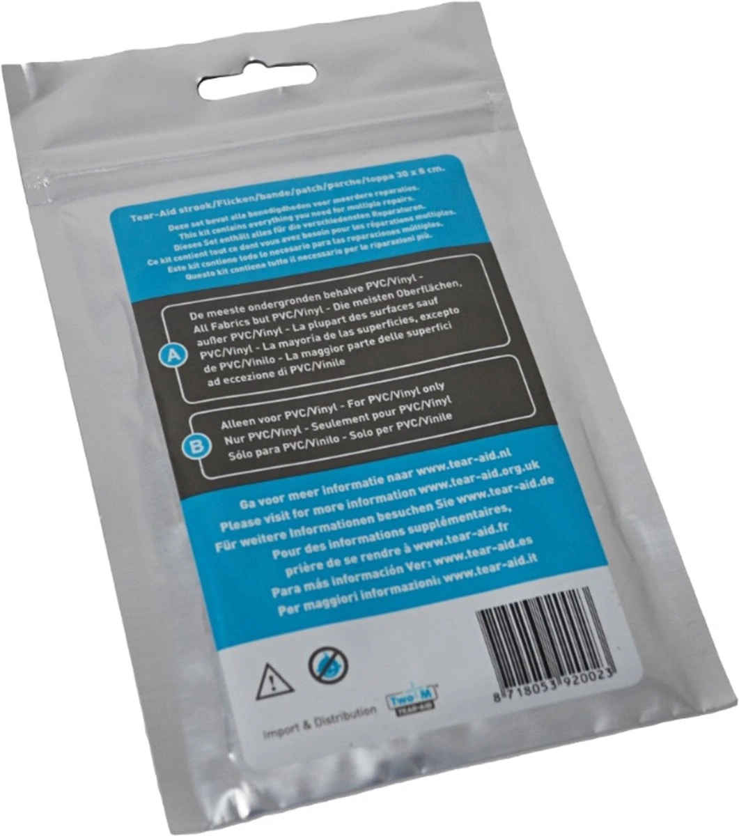 Tear-Aid - Reparatiemiddel - Type B - Standaard Set - Afbeelding 2