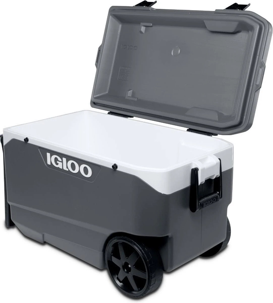 Igloo Latitude 90 Roller - Grote Koelbox Op Wielen - 85 Liter - Grijs - Afbeelding 7