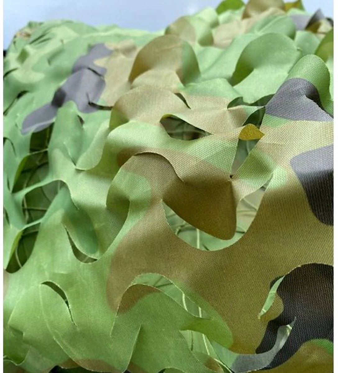 Camouflagenet 4 Meter Proloo. Hoogte 1,80x Lengte 4mtr - Camonet - Tuinnet - Schaduwdoek - Afbeelding 2