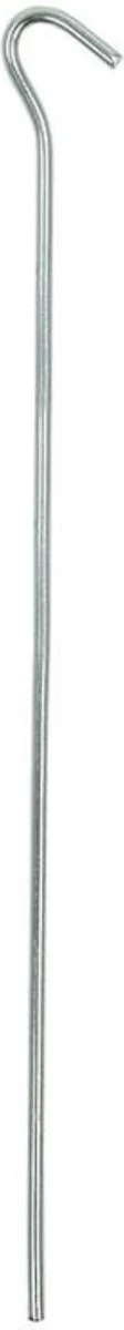 PROPLUS 10x Stuks Grondpennen/tentharingen Metaal Halfrond 30 Cm - Kampeer Artikelen Voor Tent Of Windscherm - Afbeelding 6