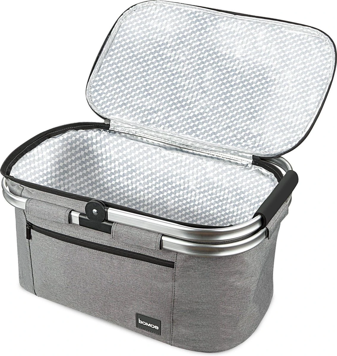 Bomoe Koeltas Picknickmand Opvouwbaar IceBreezer K47 - 47x27x26 Cm - 32 Liter- Perfect Voor Barbecues Of Boodschappen - Afbeelding 2