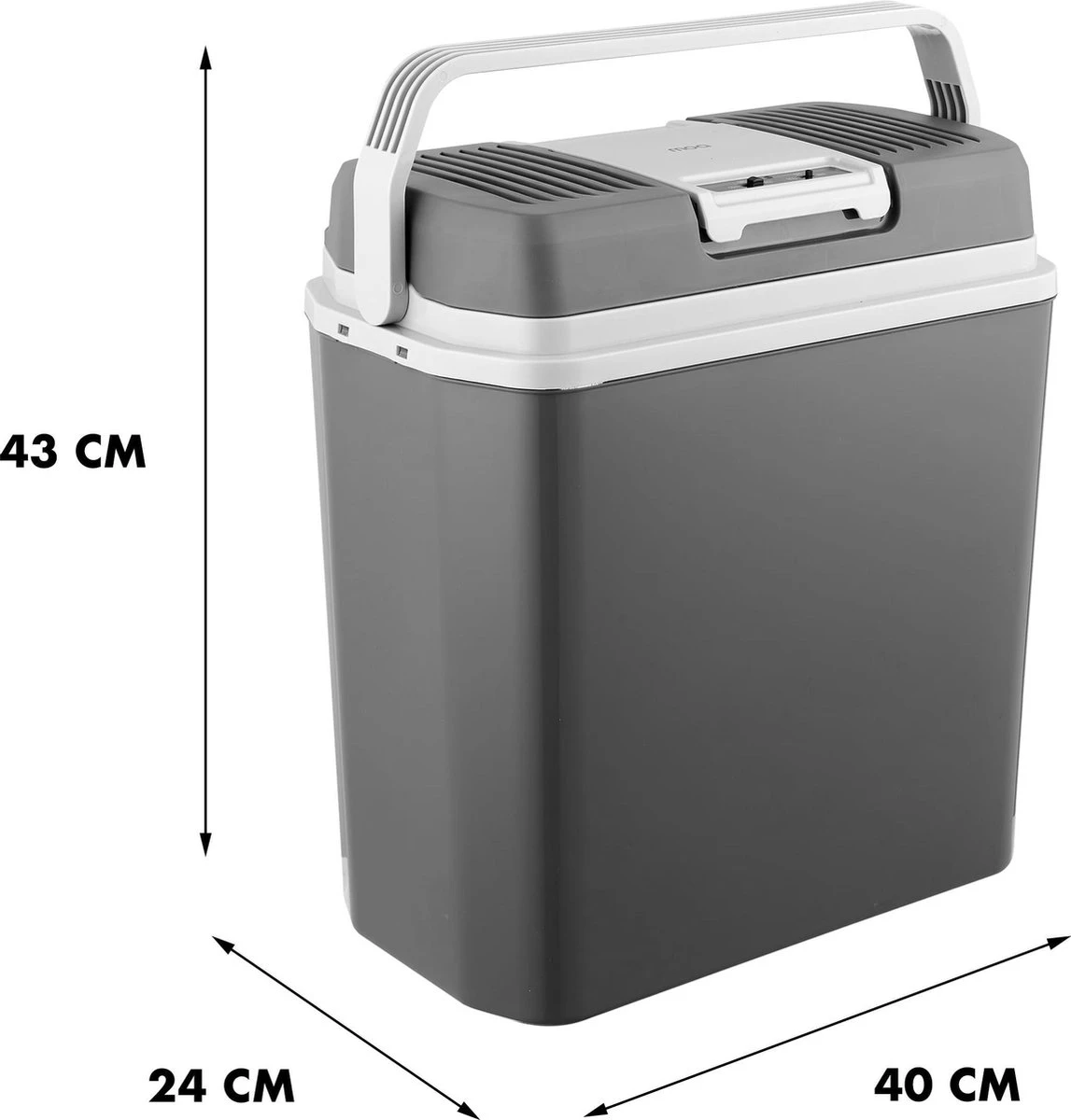 MOA - Thermo-elektrische Koelbox - Met Verwarmingsfunctie - 12V En 230V - 22 Liter - Grijs -ECW22 - Afbeelding 4