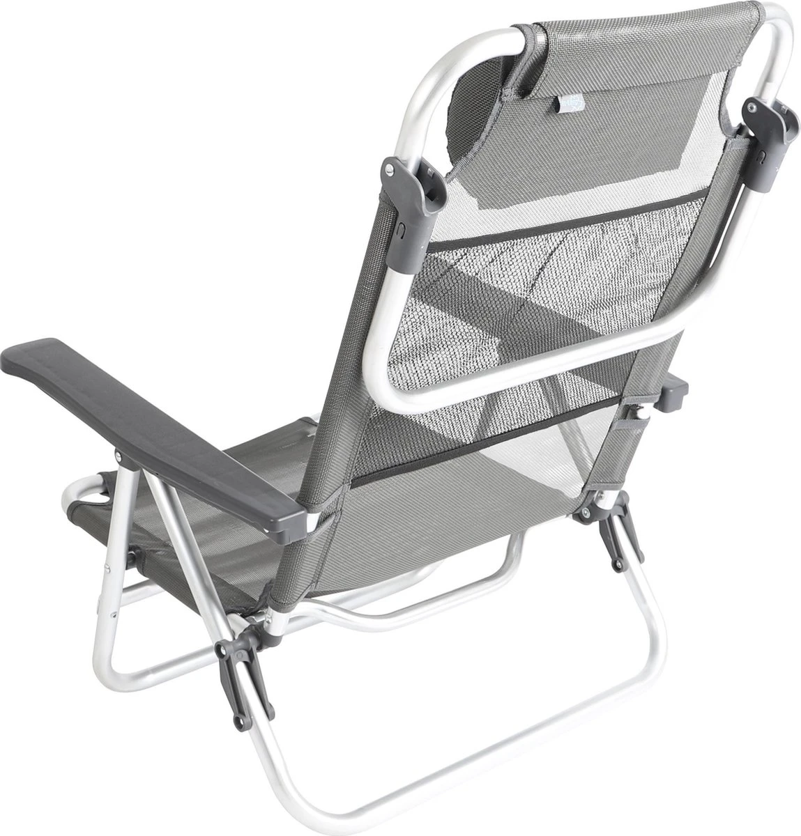 Bo-Camp Beach Chair - Monaco - Aluminium - Grijs - Afbeelding 3
