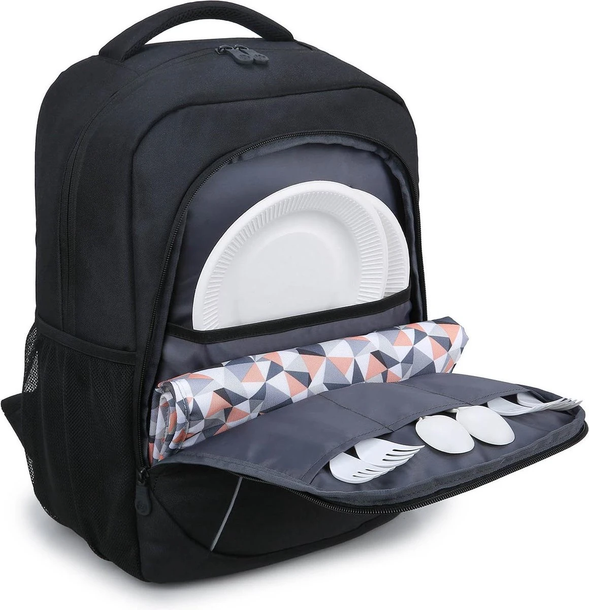 Koelrugtas - 23L - Wandelrugzak - Dagrugzak - Outdoor Rugzak - Dames & Heren - Zwart - Afbeelding 5