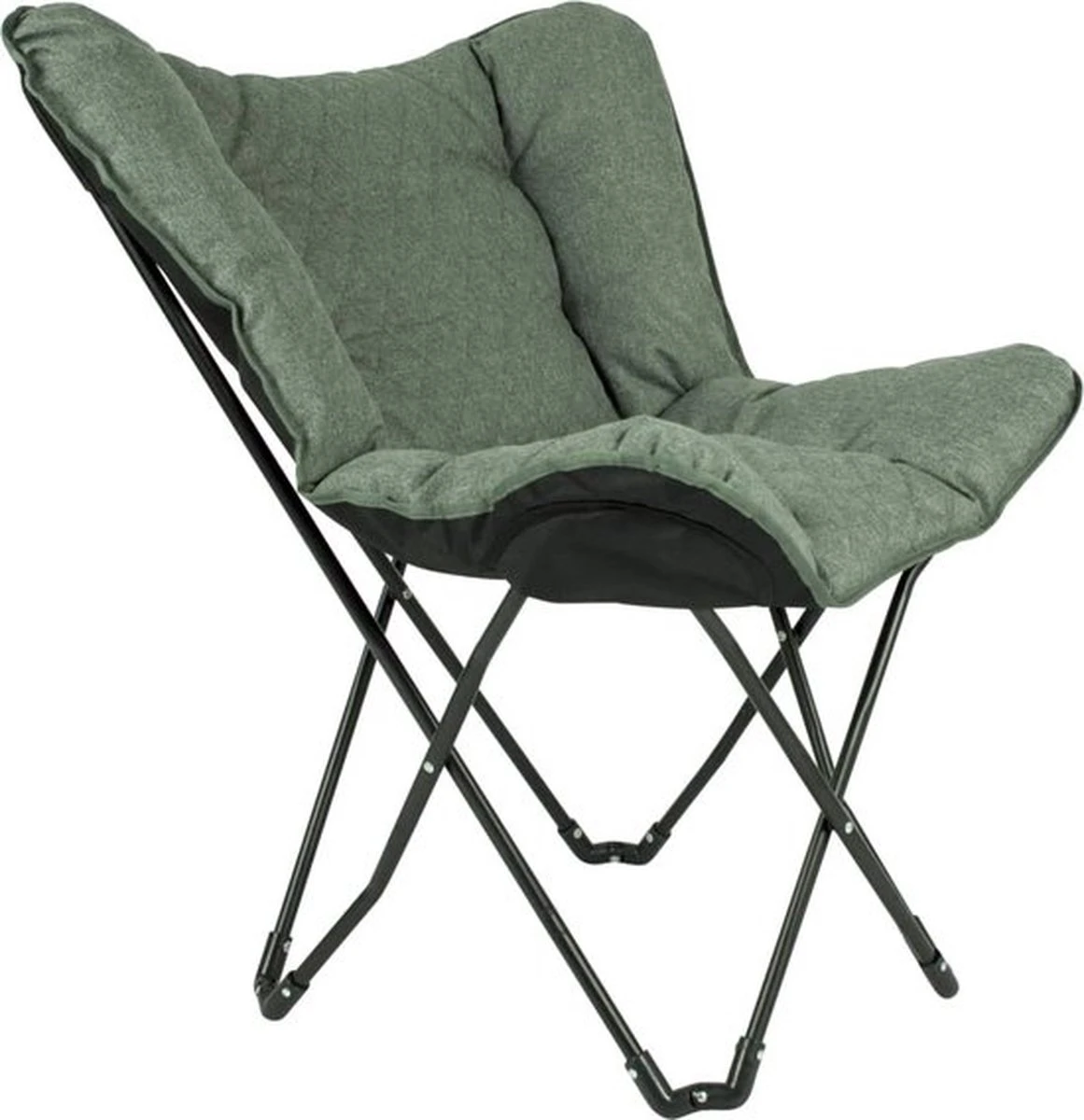 Bo-Camp Campingvlinderstoel - Himrod - Inklapbaar - Groen - Afbeelding 7