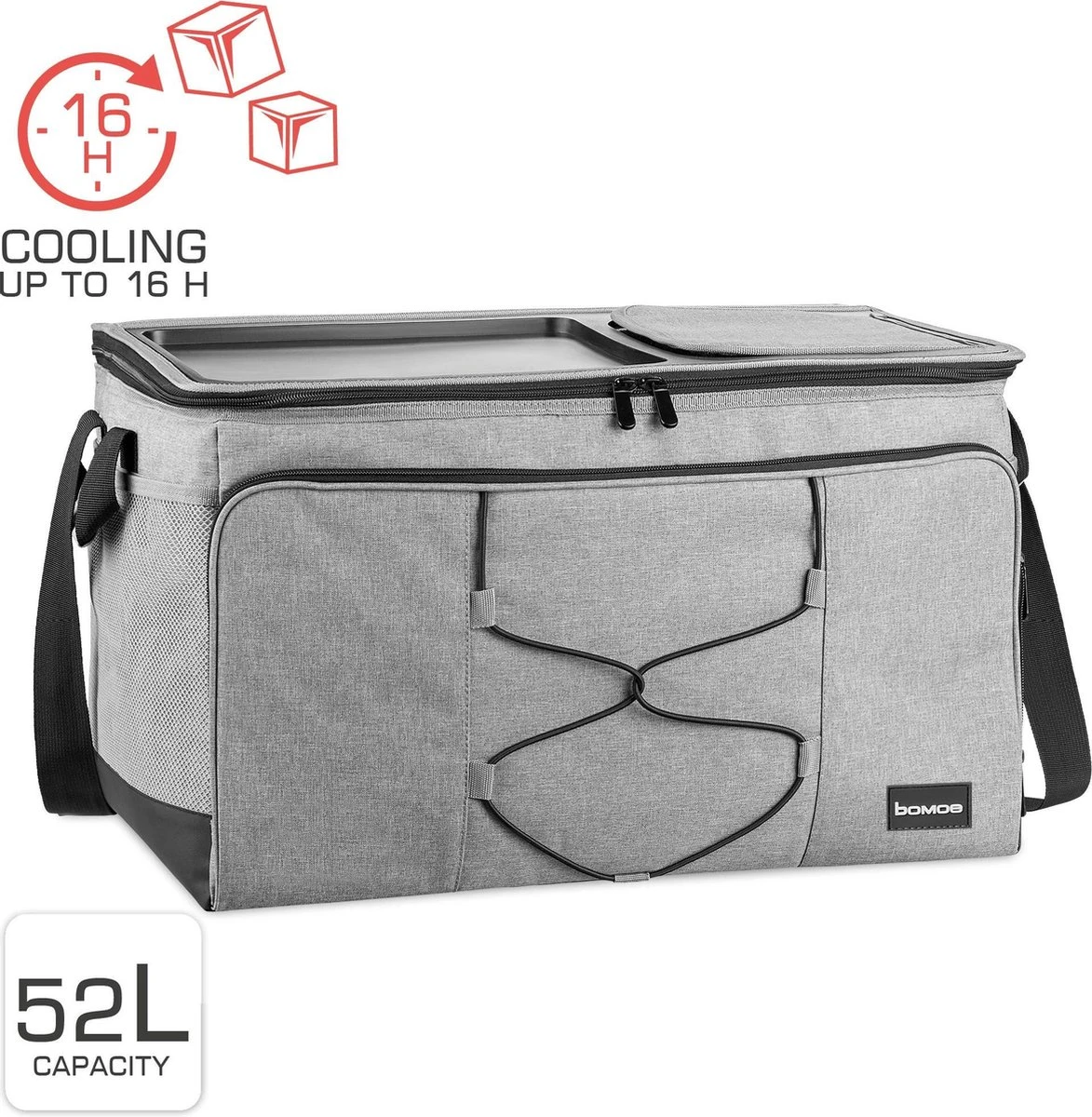 Bomoe Opvouwbare Koeltas IceBreezer KT53 - Koelbox Voor Onderweg - 53x37x32 Cm - 52 Liter - Picknicktas Perfect Voor Barbecues Of Festivals