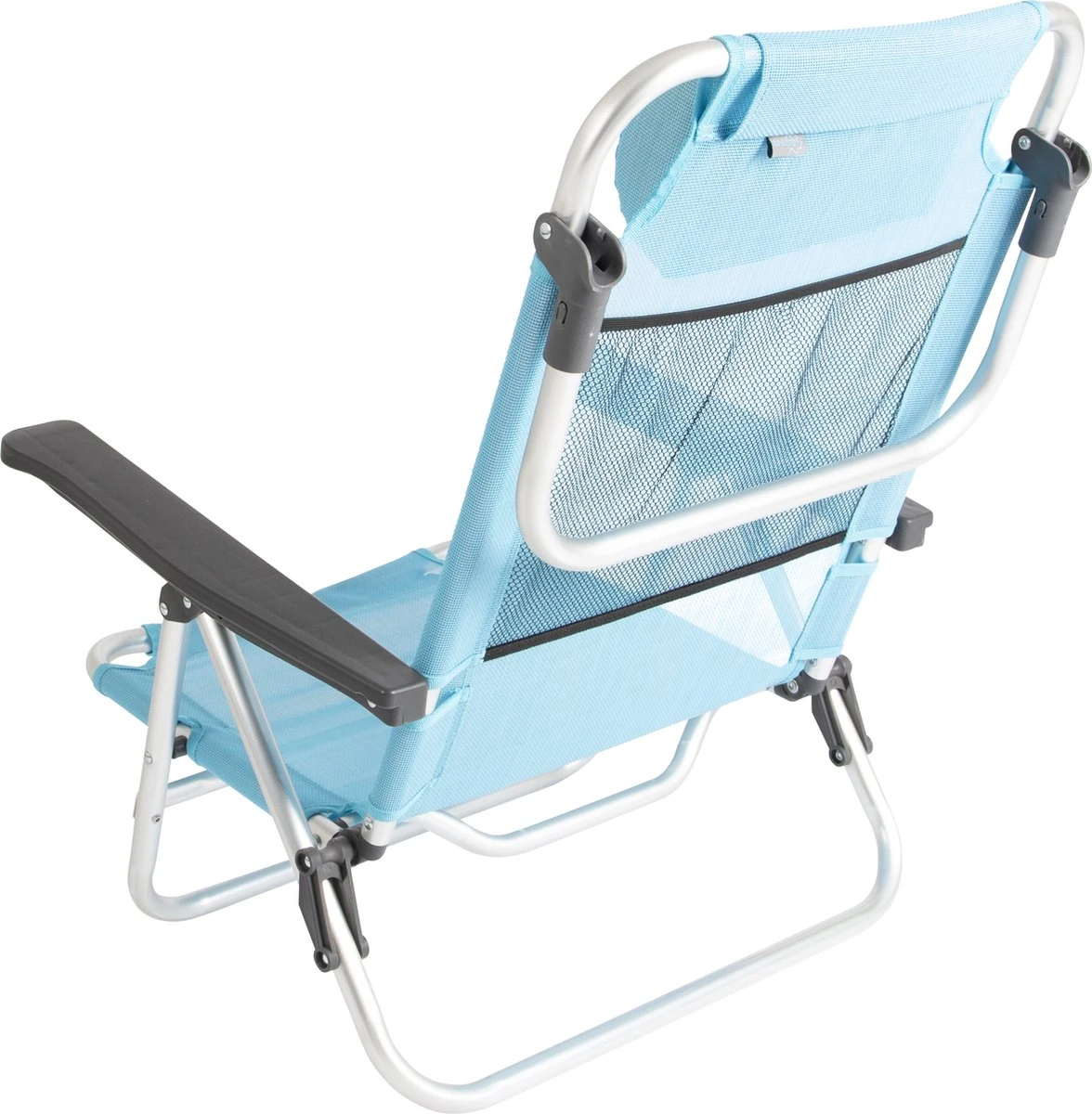 Bo-Camp Beach Chair - Monaco - Aluminium - Blauw - Afbeelding 3