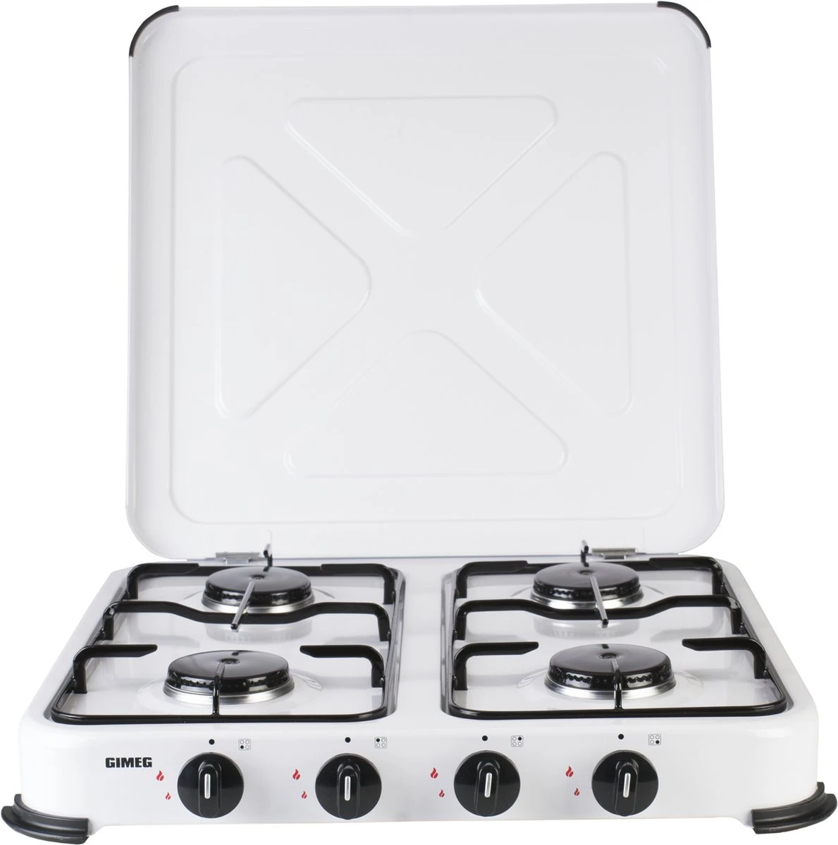 Gimeg Kooktoestel 4-Pits - Wit - Beveiligd