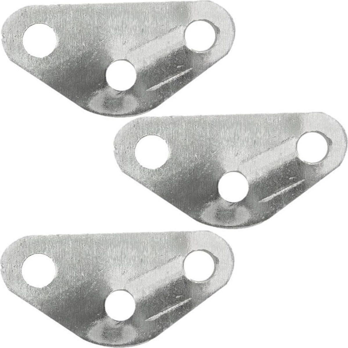 PROPLUS 10x Stuks Scheerlijn Driehoek Spanners Van Metaal - Scheerlijnspanners Voor Tenten, Luifels En Windschermen - Afbeelding 5