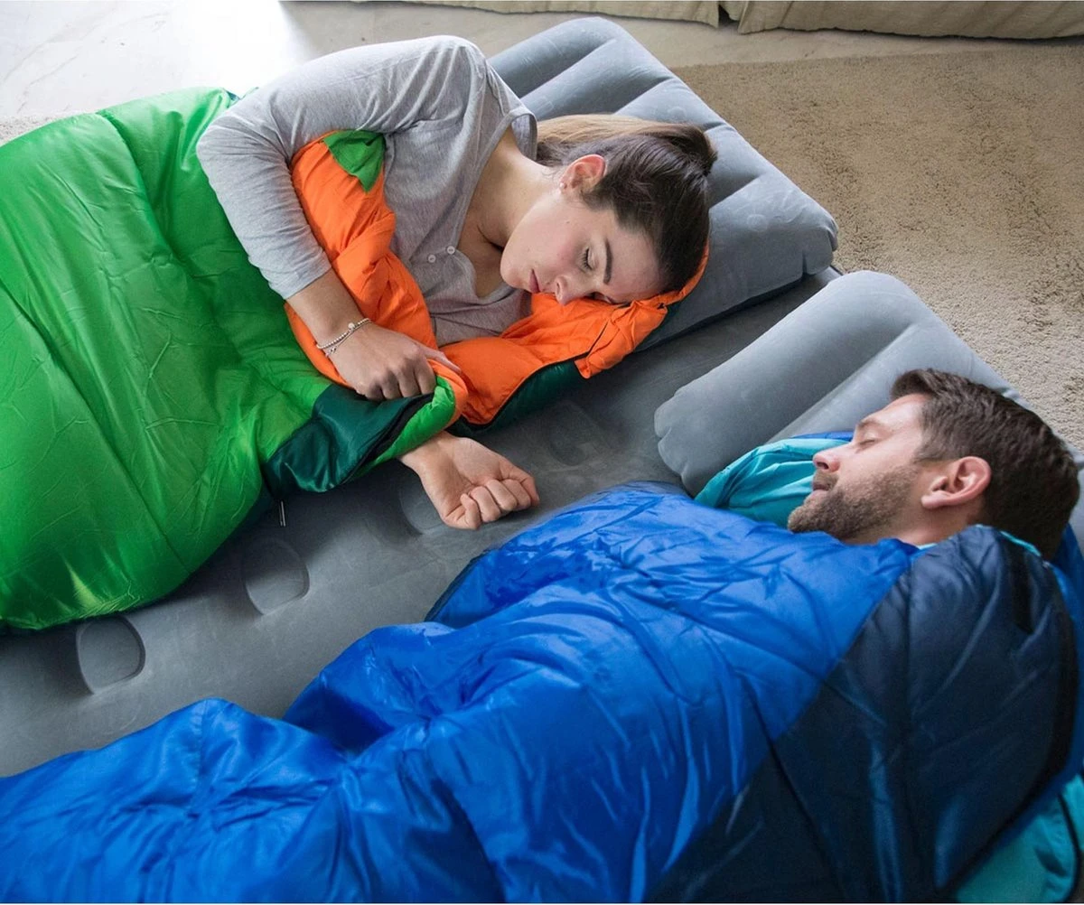 Coleman Fision 100 Mummy Slaapzak - 208 X 81 Cm - Blauw - Afbeelding 4