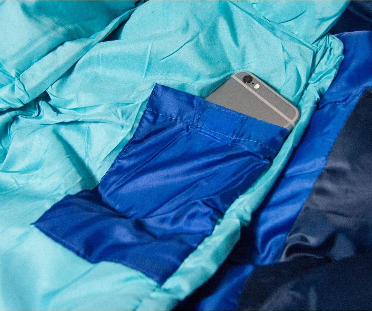 Coleman Fision 100 Mummy Slaapzak - 208 X 81 Cm - Blauw - Afbeelding 6