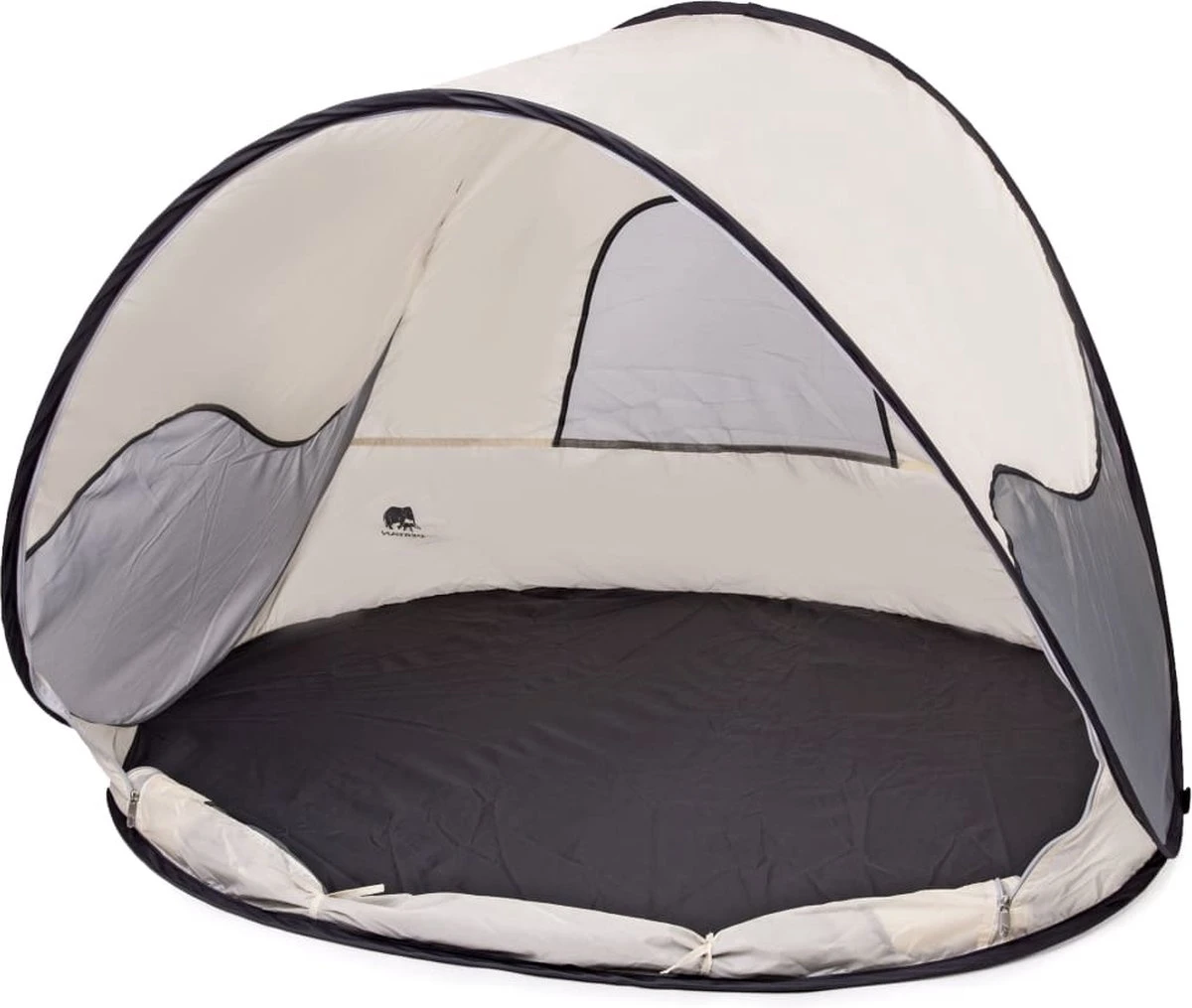 Deryan Luxe Pop Up Strandtent - Anti-UV 50+ - Cream - Afbeelding 10