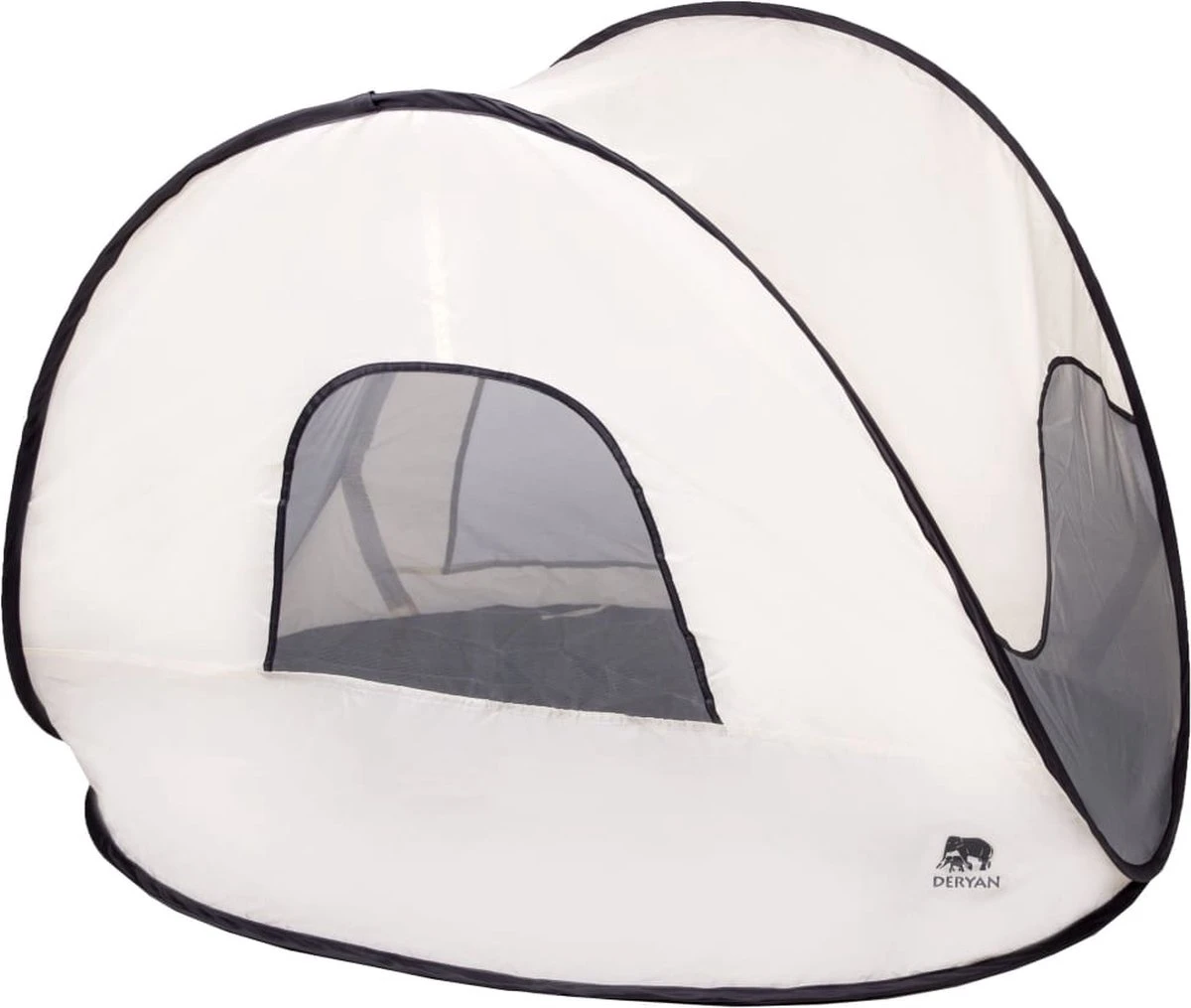 Deryan Luxe Pop Up Strandtent - Anti-UV 50+ - Cream - Afbeelding 8