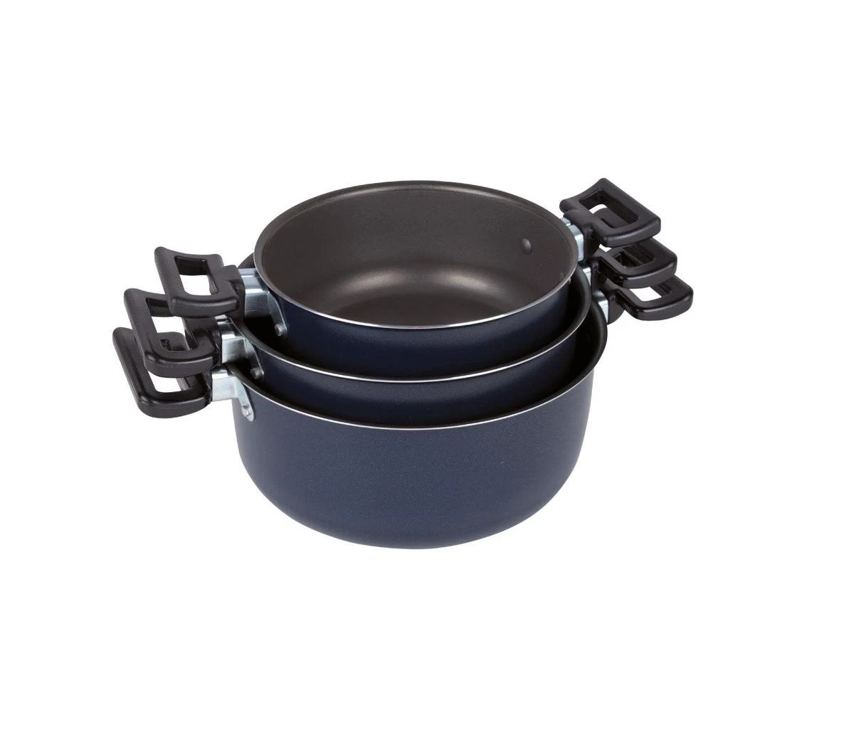 Bo-Camp Pannenset Rondo - 3-delig - Aluminium - Afbeelding 3