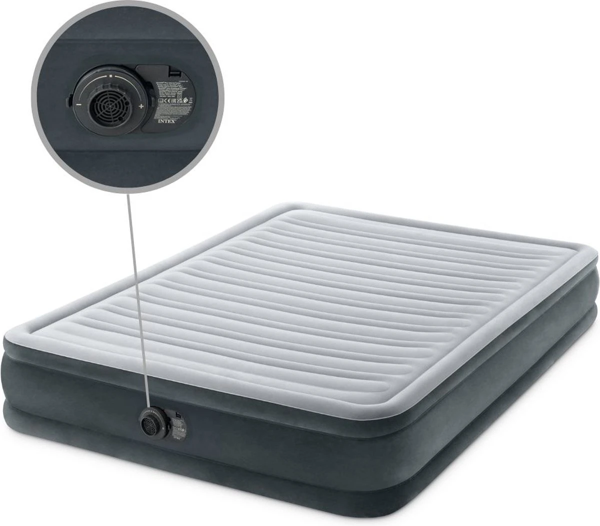 Intex Comfort-plush Full Luchtbed - 2-persoons - 203x152x33 Cm - Afbeelding 12