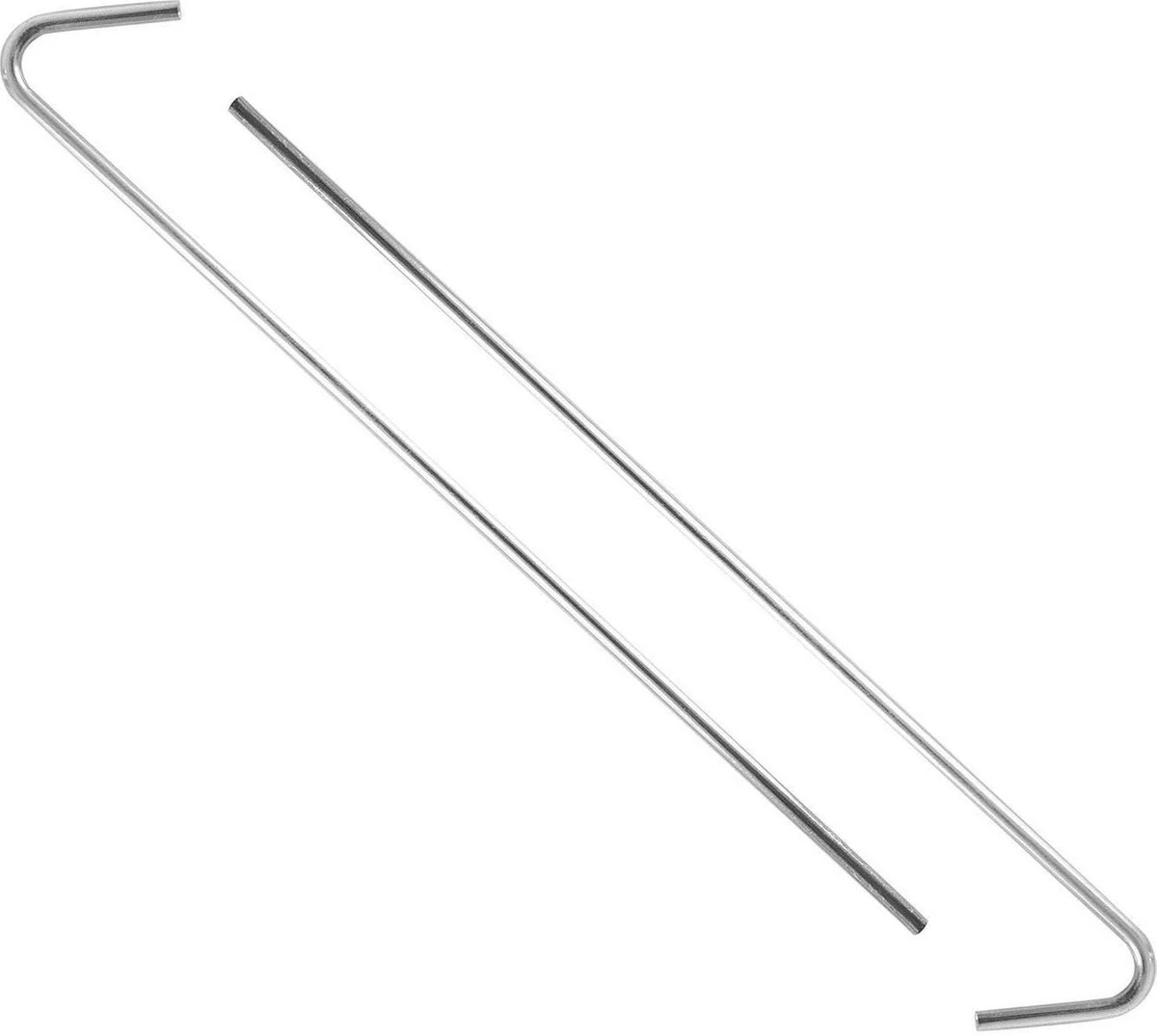 Stalen Tentharingen Set - 12 Stuks - 23 Cm | Staal | Opzetten Tent | Tentspijkers | Tentspijker | Haringen | Tentharing | Haring | Camping | Kamperen - Afbeelding 3