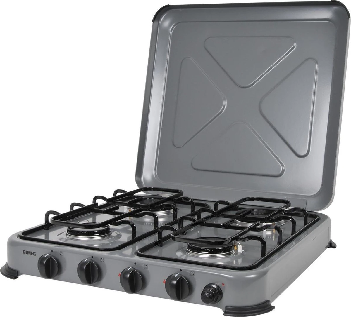 Gimeg Kooktoestel 4-Pits - Grijs - Beveiligd