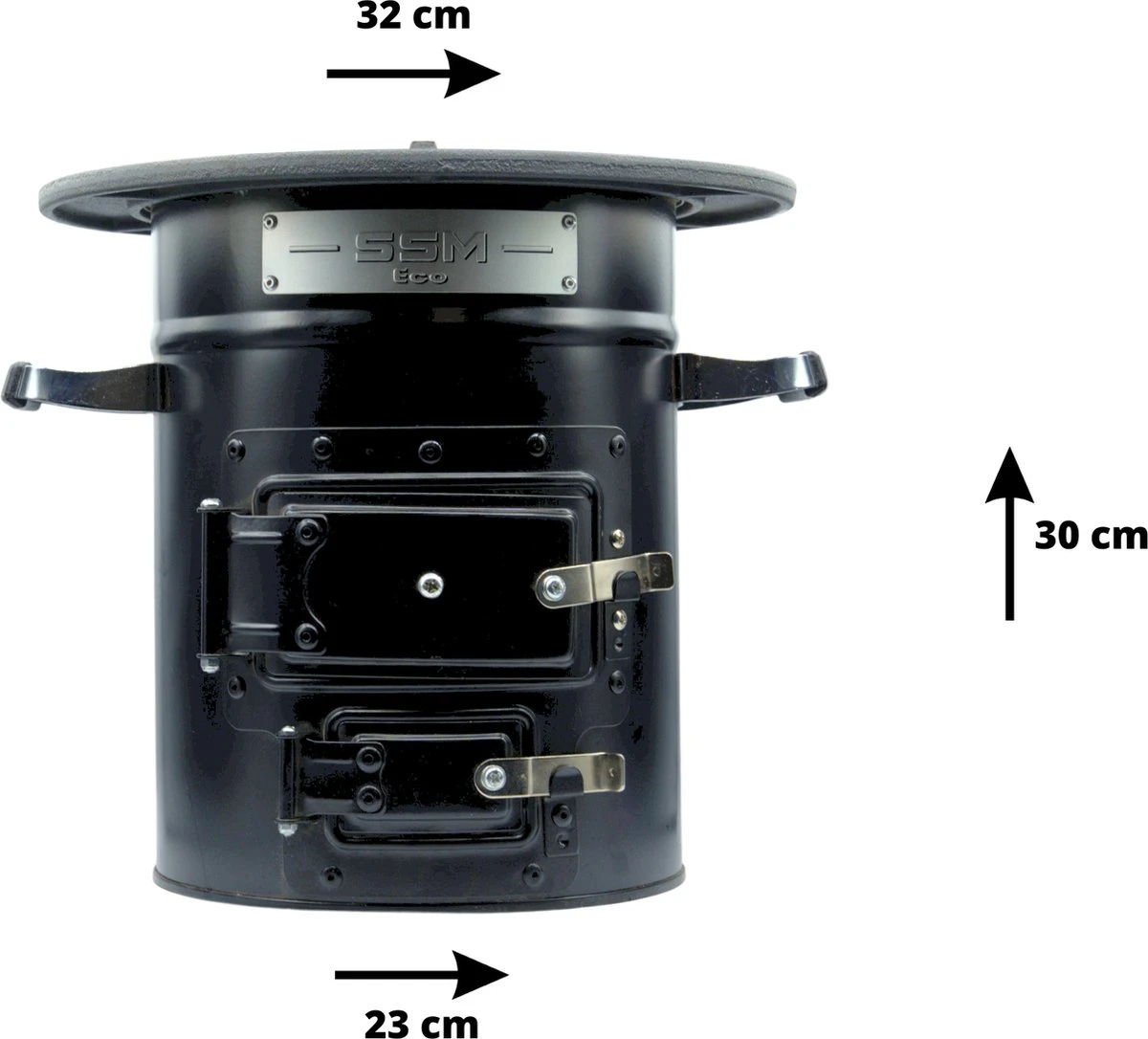 Dutch Rocket Stove - Rocket Stove - Kooktoestel Op Houtvuur - Met Draagtas - Dutch Oven - Afbeelding 4