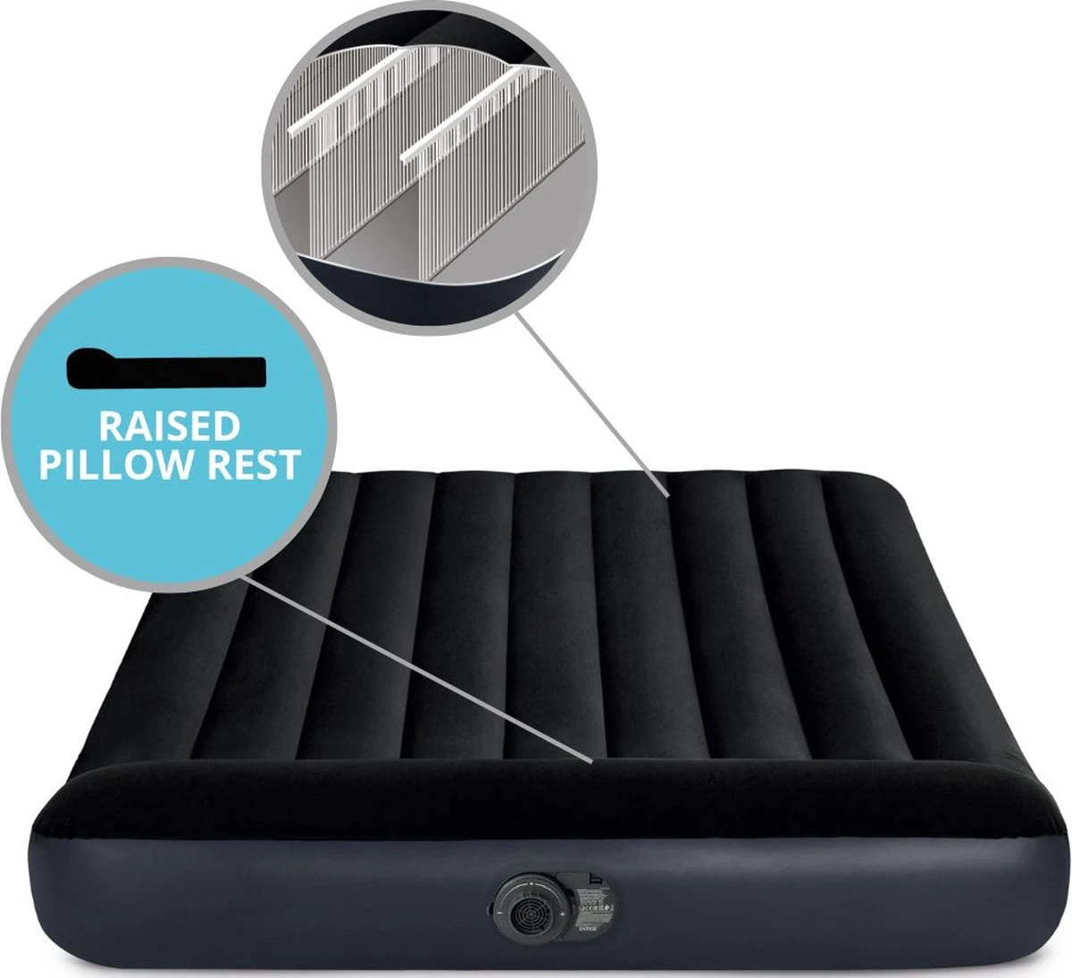 Intex Pillow Rest Classic Queen Luchtbed - 2-persoons - 152x203x25 Cm - Afbeelding 18