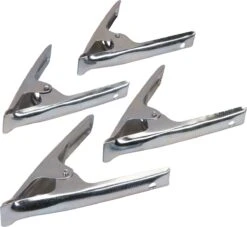 Silverline Zeilklemmen - Marktklemmen Set 70 Mm - 4 Stuks