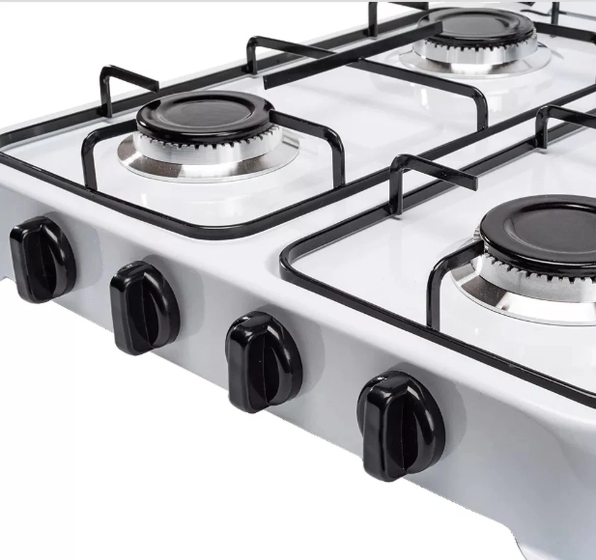 SMH LINE® Gas Kooktoestel 4 Pits - Camping Kooktoestel - Gaskomfoor - Incl. Gasslang Set - Afbeelding 4