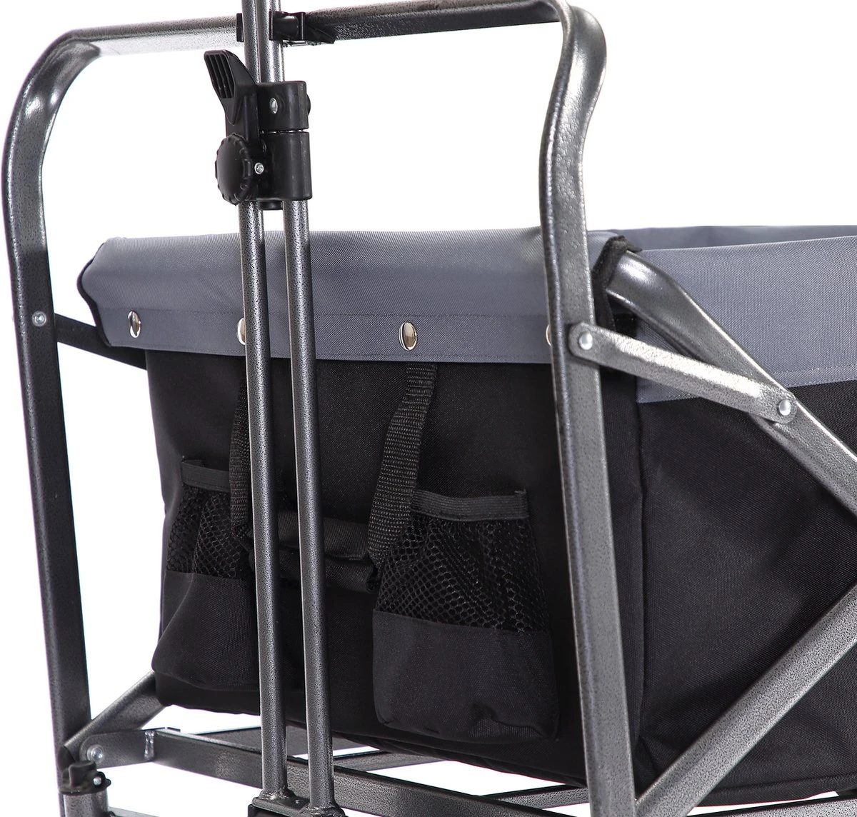 AREBOS Handkar | Transportwagen | Apparatuurwagen | Opvouwbaar | Zwart / Grijs - Afbeelding 12