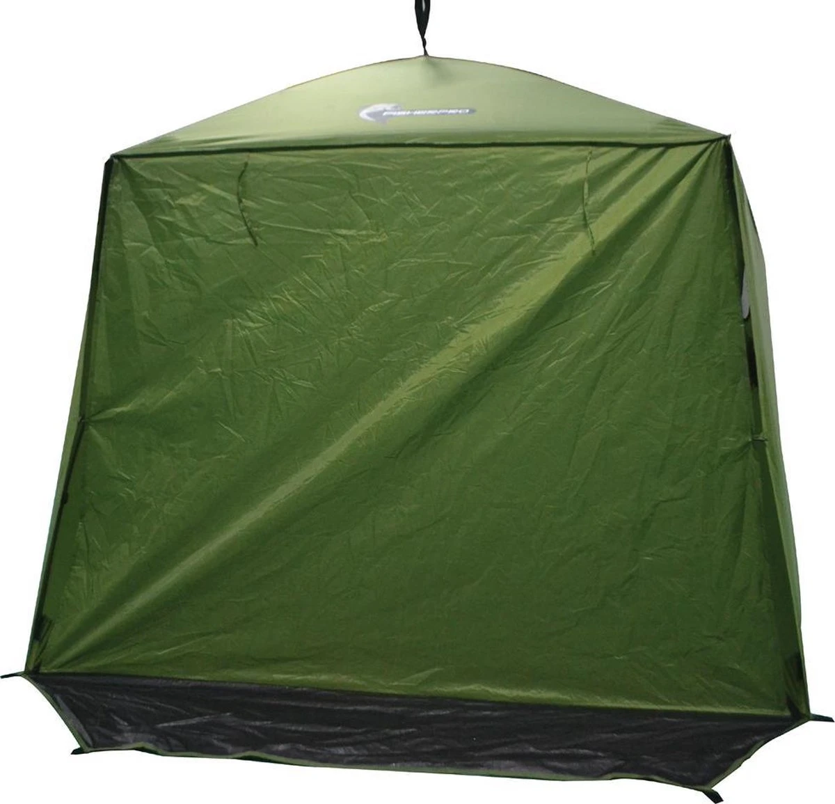 FisherPro Karpertent Met Stormcover – Vistent – Tent - Bescherming Tegen Zon En Wind – 100% Waterdichte Stormhoes – Met Handige Meeneemtas – Ook Geschikt Als Strandtent Of Festivaltent – Extra Veiligheid En Warmte Door Stormcover - Afbeelding 2