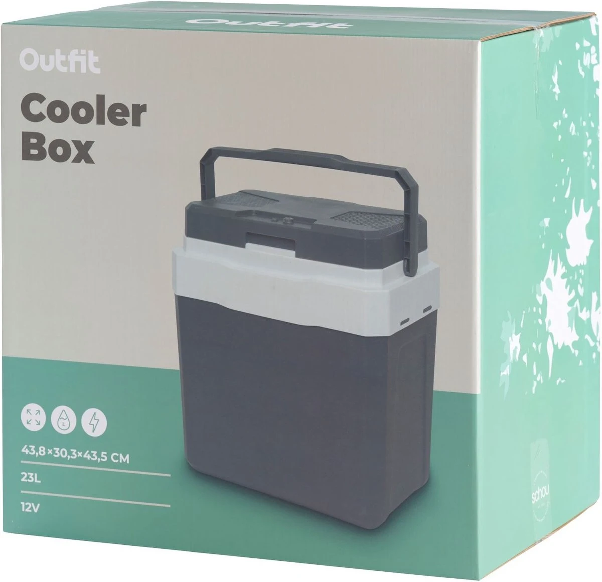 Day Thermo-elektrische Koelbox - 23 Liter - 12v/230v - Camping Koelkast - Afbeelding 4