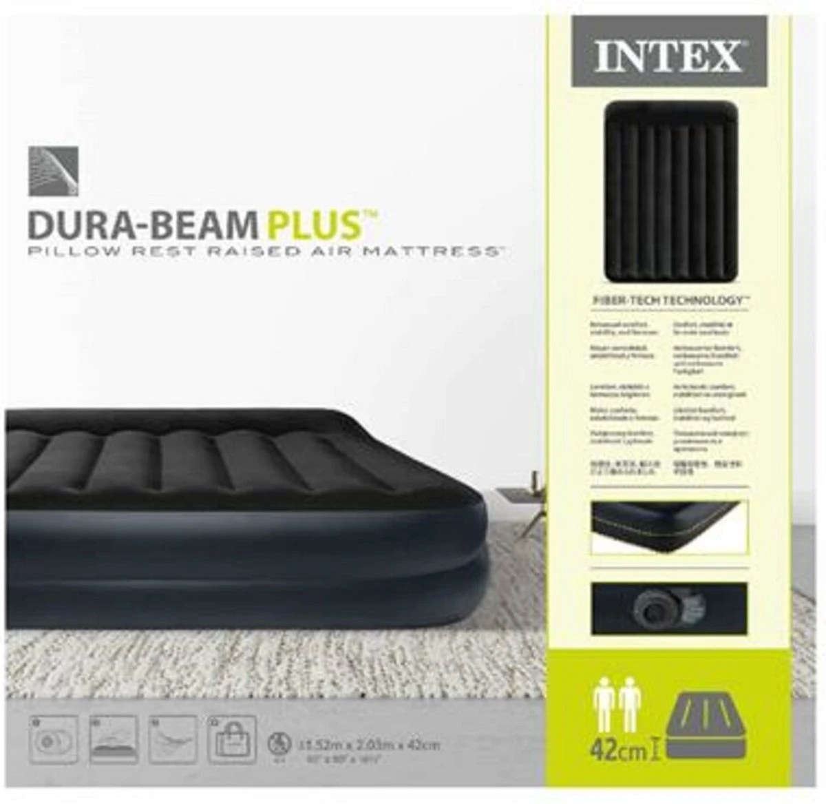 Intex Luchtbed - 2 Persoons - 203x152x42cm - Afbeelding 9
