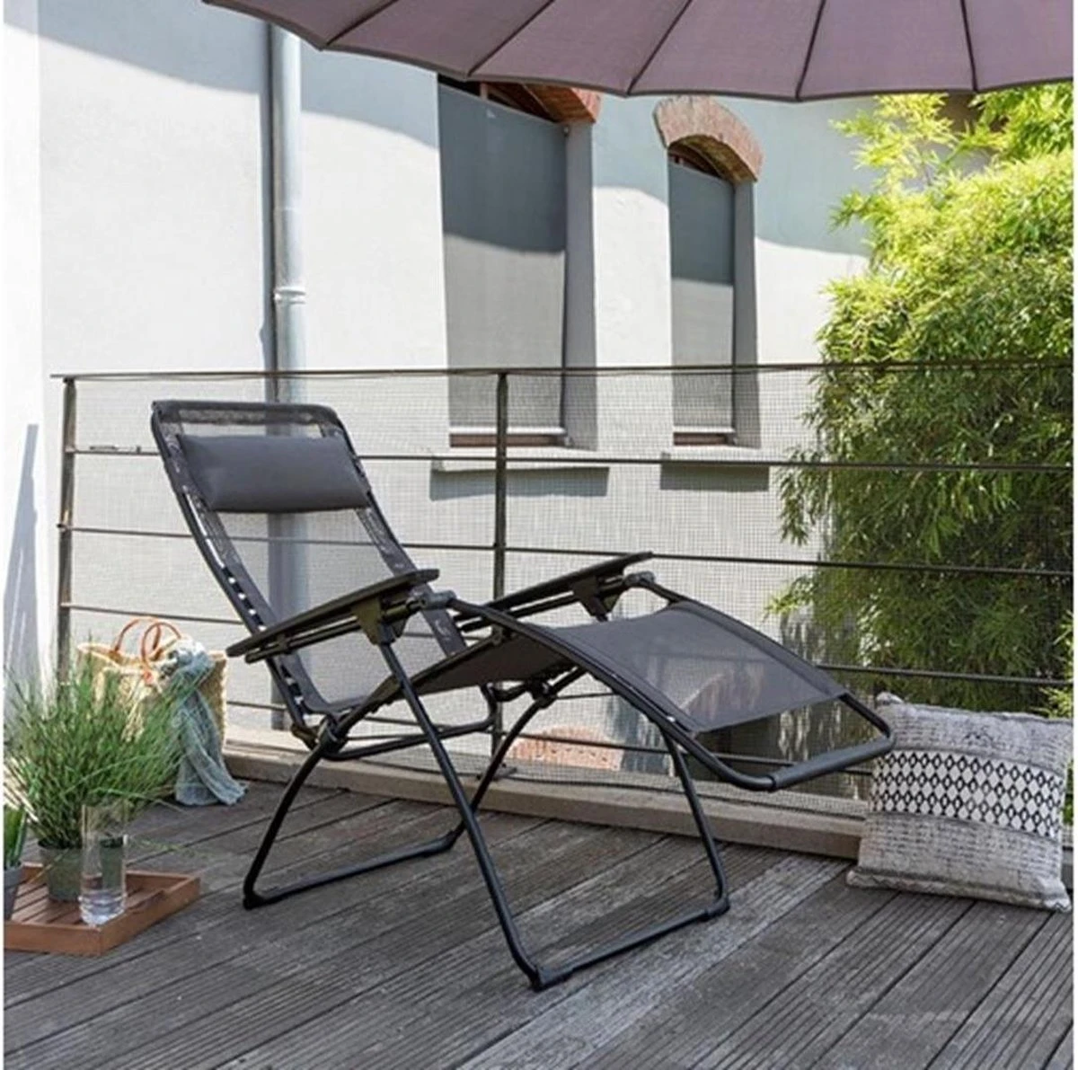 Lafuma RSXA Clip - Relaxstoel - Verstelbaar - Inklapbaar - Zero Gravity - Moss - Afbeelding 4