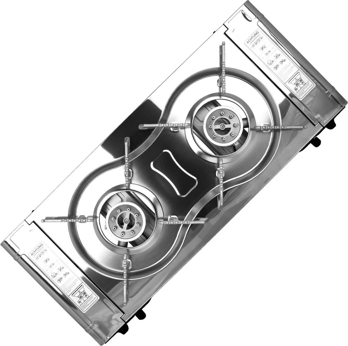 SMH LINE® Dubbele Camping Kooktoestel - 2 Pits - Draagbaar Gasfornuis - 2x 2500W - Afbeelding 3