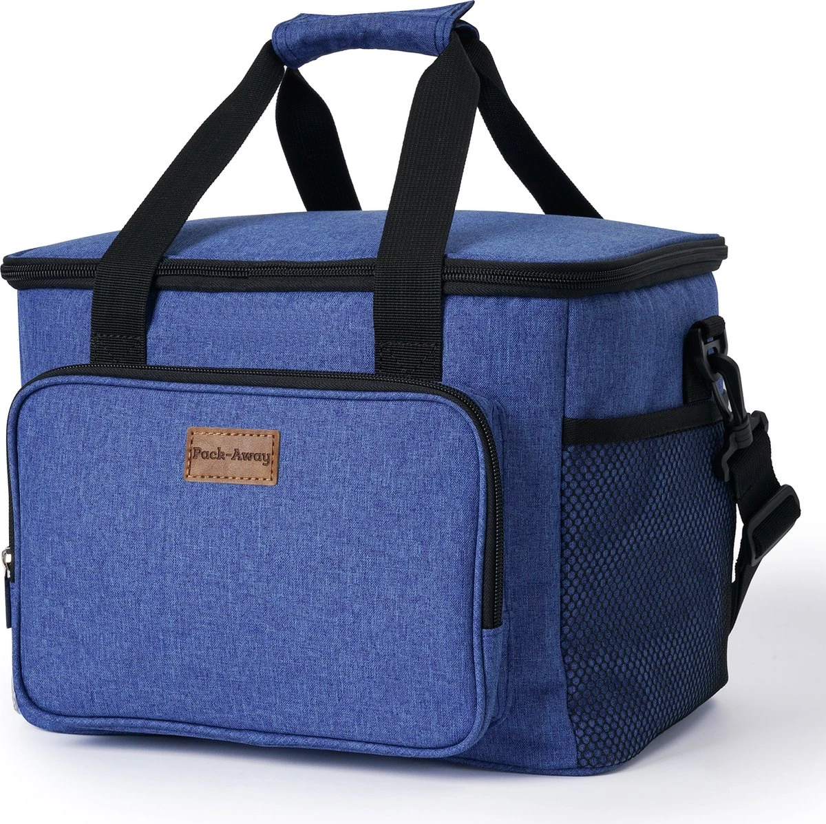 Packaway 4 Laags Geïsoleerde Koeltas - Lunchtas 15 Liter - Blauw - Afbeelding 2