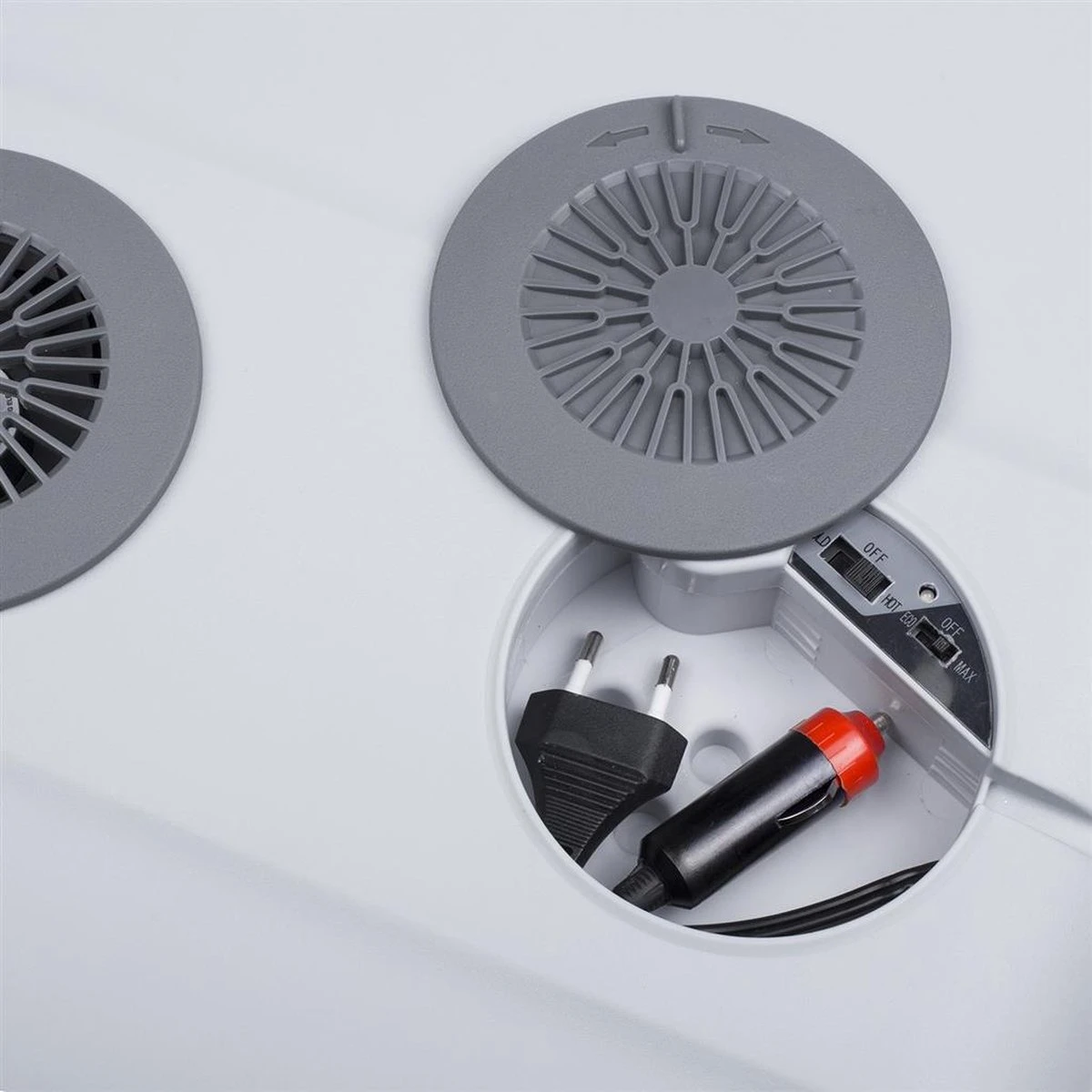 Tristar KB-7540 Koelbox 40 Liter - Koelbox Elektrisch - 12v Autolader En 230v Stopcontact - Koelt & Verwarmt - Grijs - Afbeelding 6