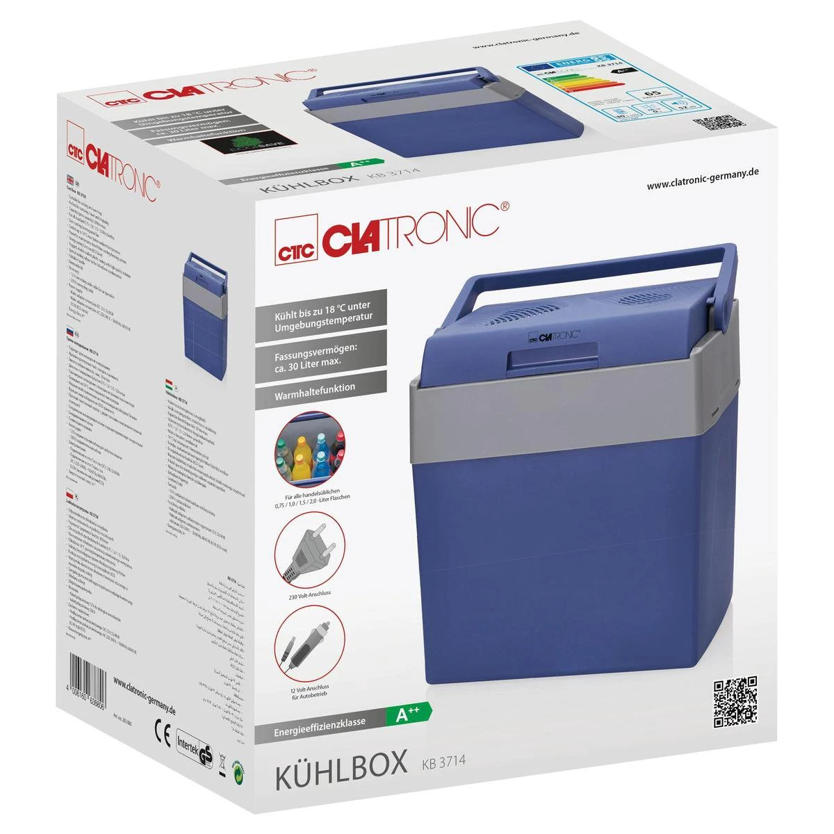 Clatronic KB 3714 - Elektrische Koelbox - 12/220V - 30 Liter - Afbeelding 5