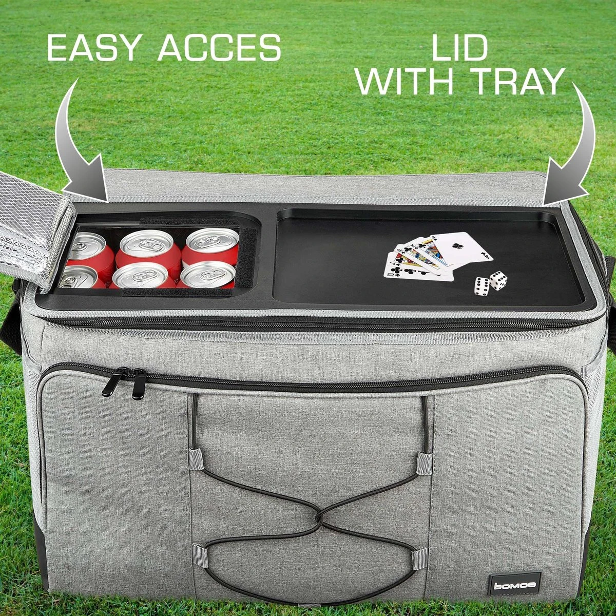 Bomoe Opvouwbare Koeltas IceBreezer KT53 - Koelbox Voor Onderweg - 53x37x32 Cm - 52 Liter - Picknicktas Perfect Voor Barbecues Of Festivals - Afbeelding 5