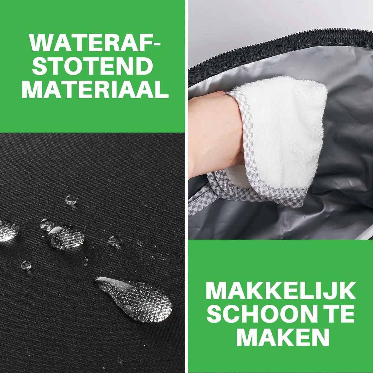 Brisby 4 Laags Geïsoleerde Koeltas - Boodschappentas 21 Liter - Zwart - Afbeelding 8