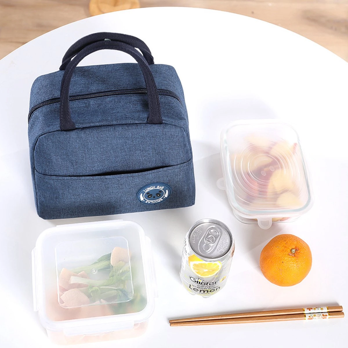 2x Thermo Lunchtas Volwassenen En Kinderen - Koeltas Moedermelk - Lunch Koelzak - Afbeelding 7