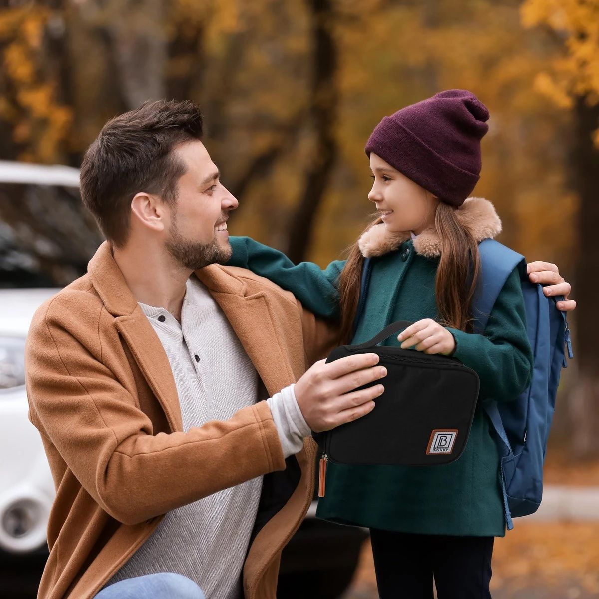 Brisby 4 Laags Geïsoleerde Koeltas - Lunchtas 1.5 Liter - Zwart - Afbeelding 5