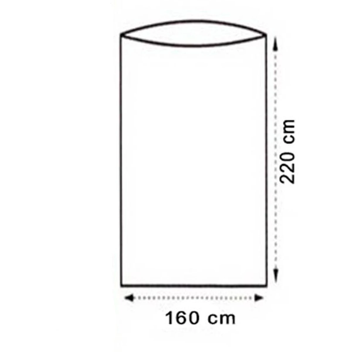 LOWLAND OUTDOOR® LAKENZAK - SUPERLITE - 2 PERS - 220X160 CM - 600GR - Afbeelding 2