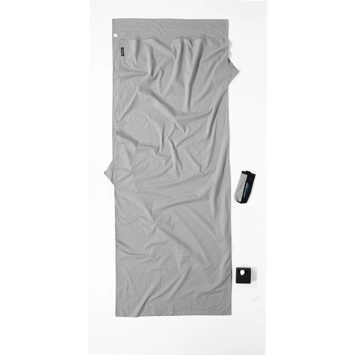 Cocoon Travelsheet InsectShield 100% Katoen - Safari Grey - Afbeelding 2