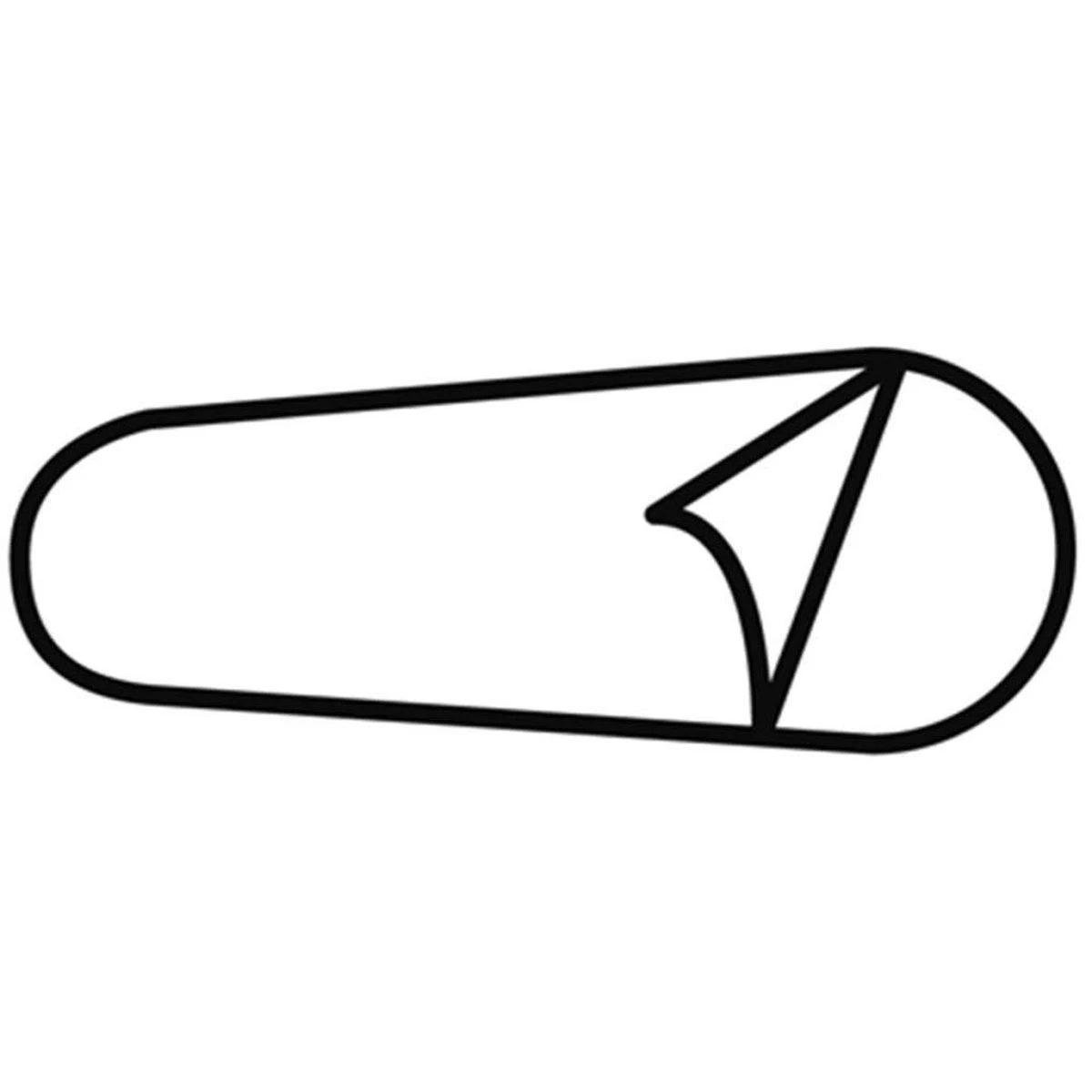 Travelsafe Cotton Inlet Mummy Slaapzak - Wit - Afbeelding 3