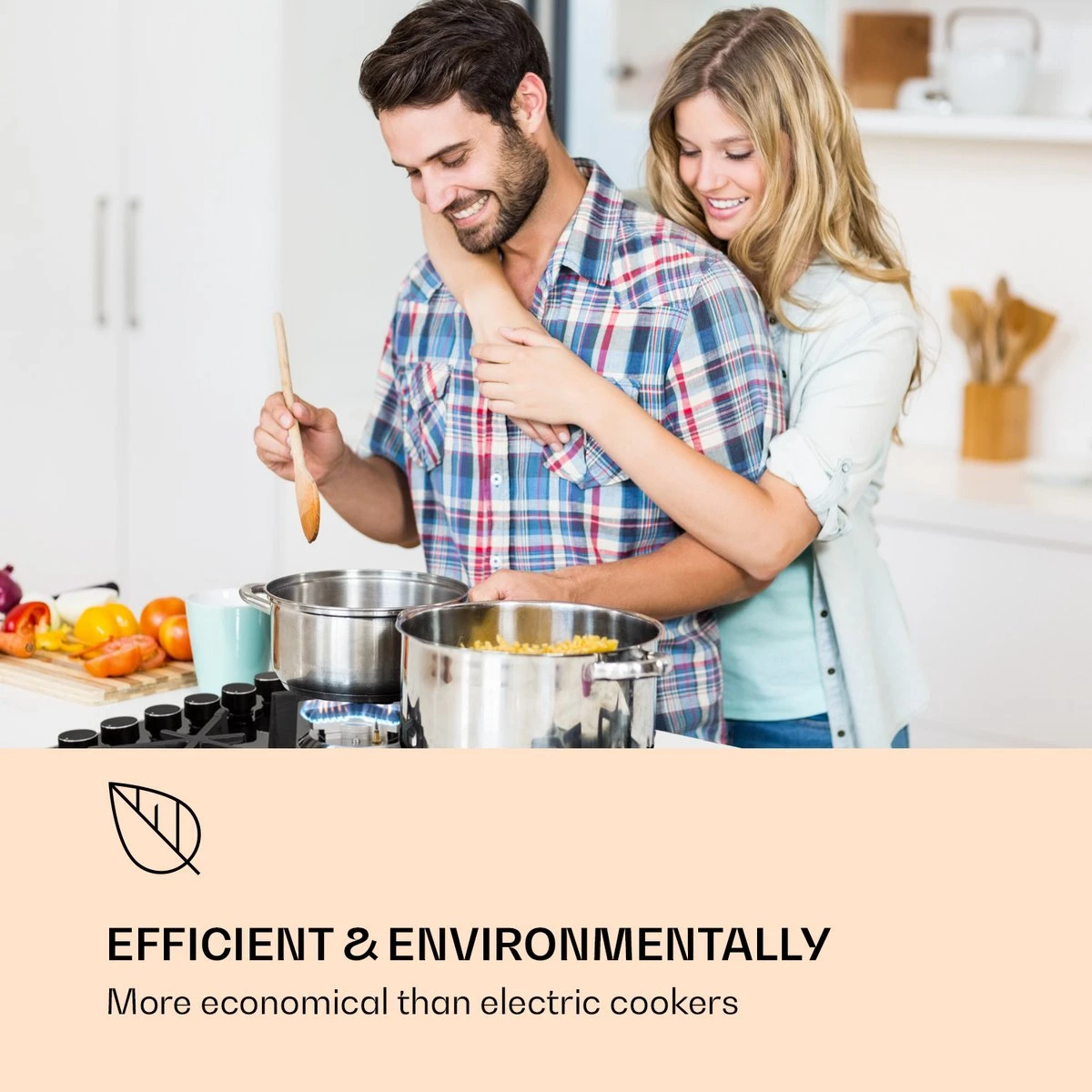 Trifecta 6 Gaskookplaat 6-pits Grote, Normale En Extra Glaskeramische Branders - Afbeelding 2