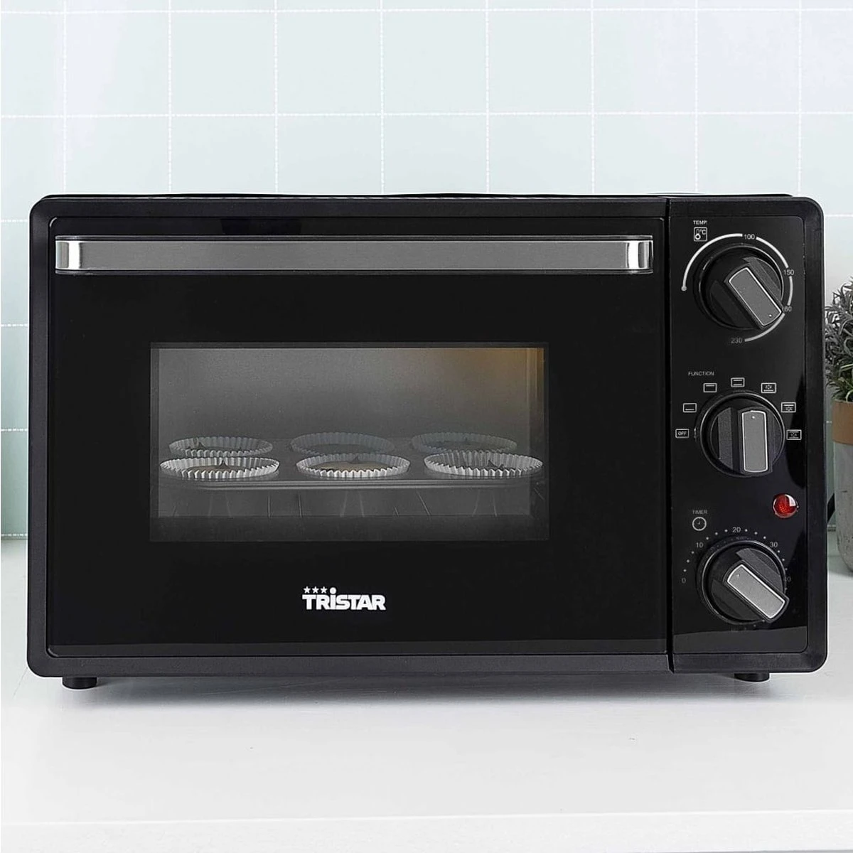Tristar Oven OV-3622 - Camping Oven 19 Liter - 800 Watt - Vrijstaande Convectieoven - Zwart - Afbeelding 15