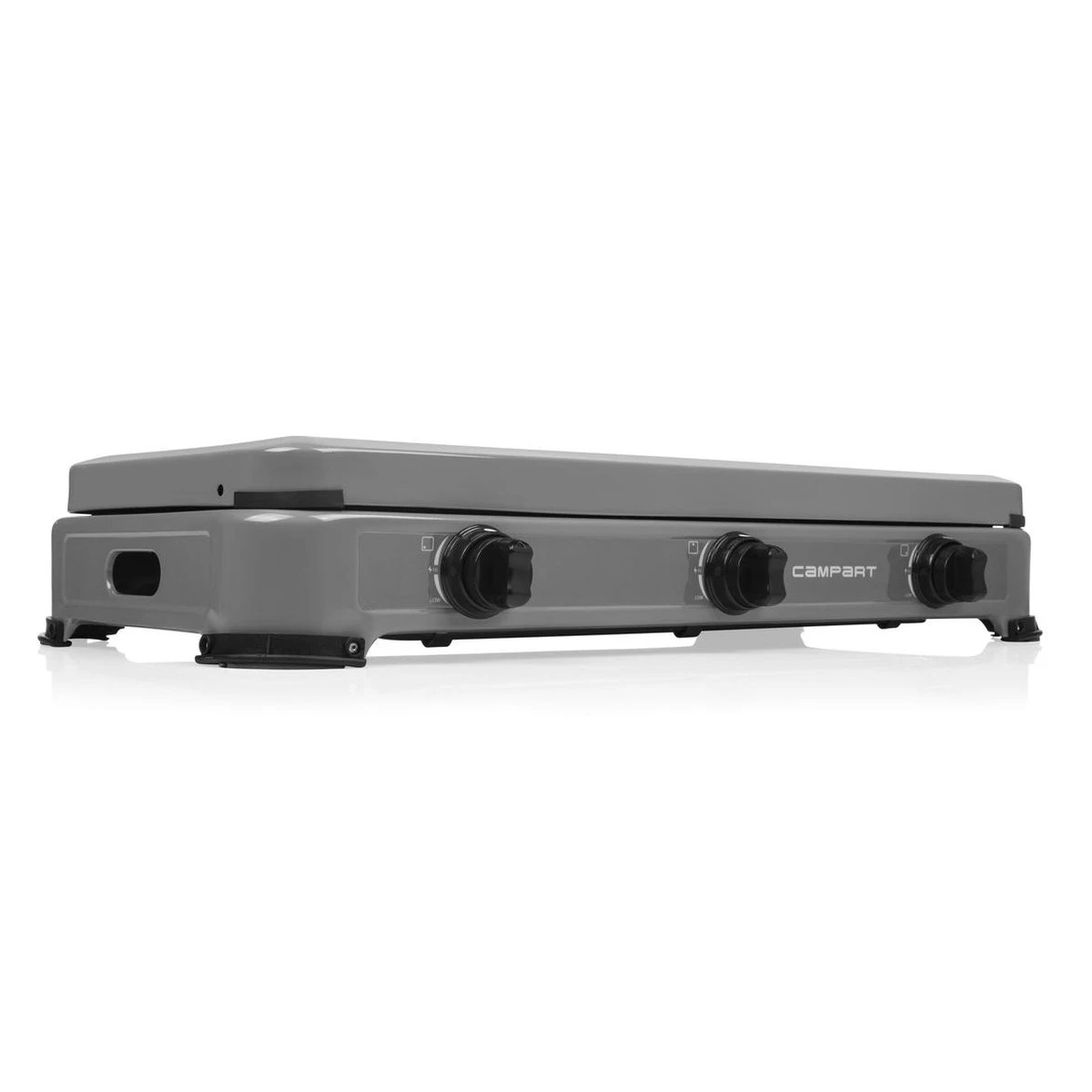 Campart Campingkooktoestel GA-8403 - Gas Kooktoestel 3 Pits - Kookplaat Kamperen - Grijs - Afbeelding 7