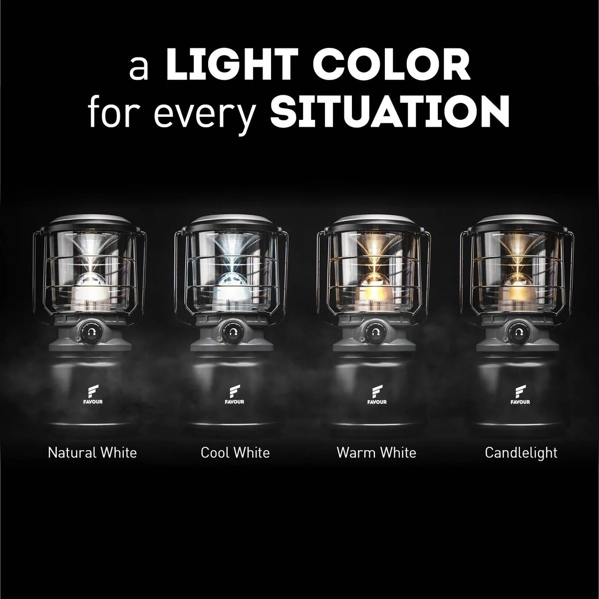 Favour L0944 Retro LED Lantaarn Hoog Vermogen 1300 Lumen, Vintage Design, Tuinlantaarn, Camping Lamp, Stormlantaarn Kleurtemperatuur Instelbaar Warm Wit Tot Koel Wit, Traploos Dimbaar Incl. Kaarslichtstand - Afbeelding 7