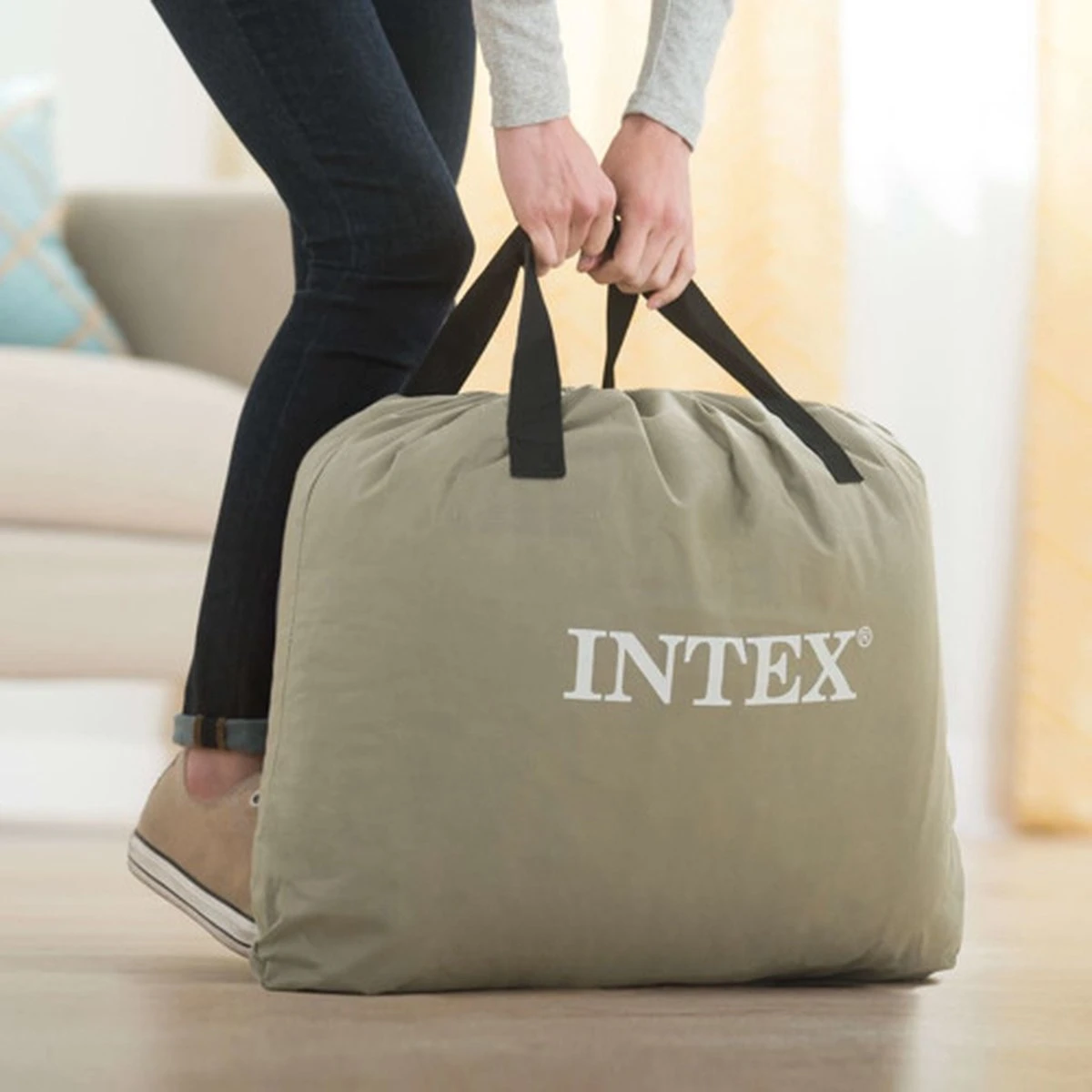 Intex Deluxe Pillow Rest Raised Luchtbed - 2-persoons - 203x152x42 Cm - Afbeelding 19